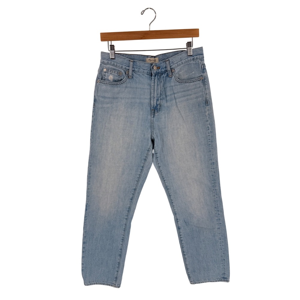 Madewell The Perfect Summer Jean Light Blue 29 High Rise Straight Leg Denim